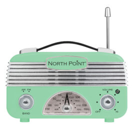 North Point AM/FM Vintage Radio -Green