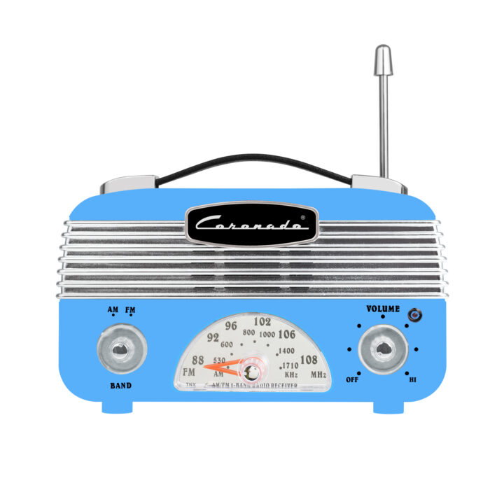 Coronado® AM/FM Vintage Radio - Blue
